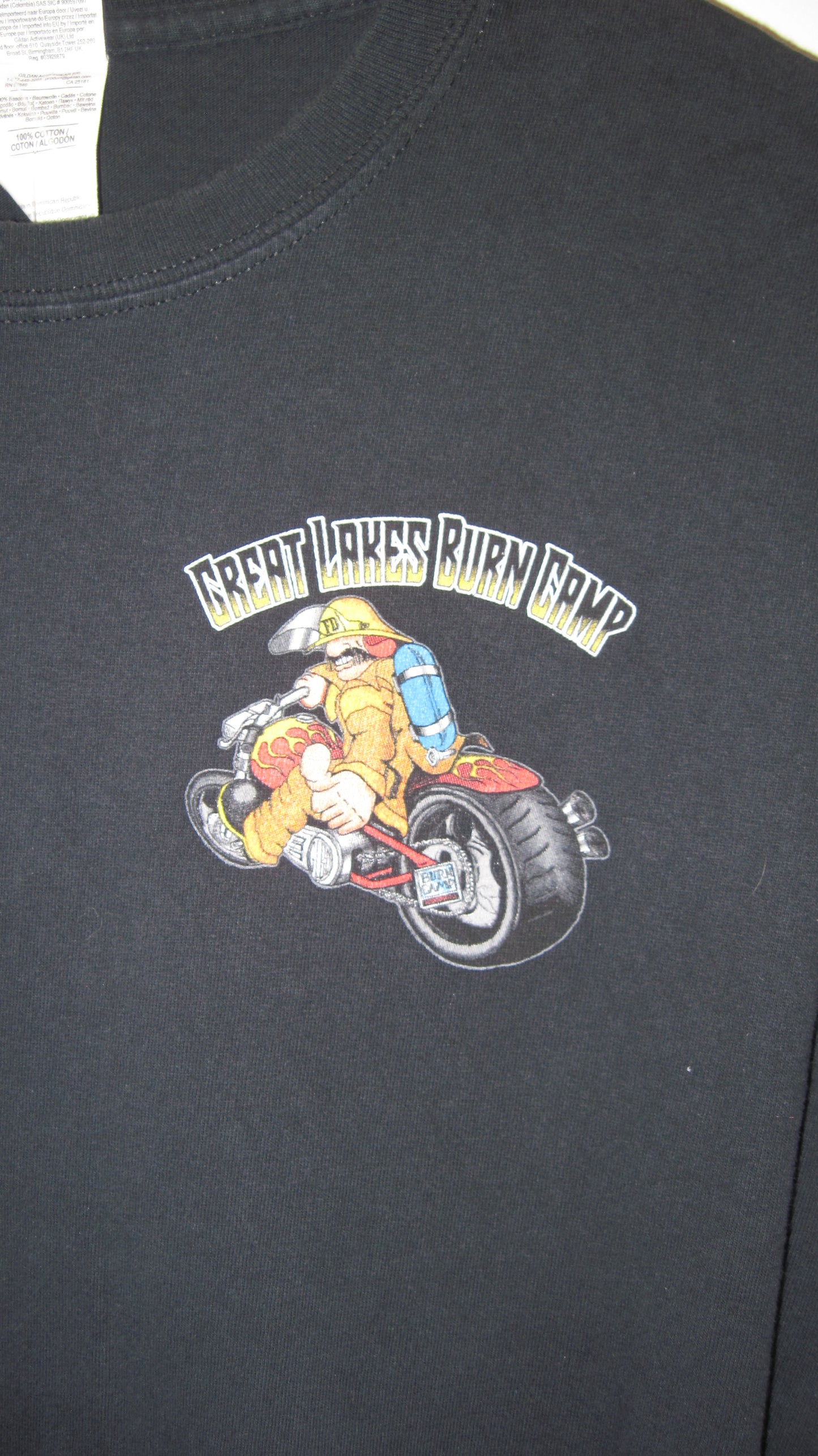 Great Lakes Burn Camp Motorcycle Tee