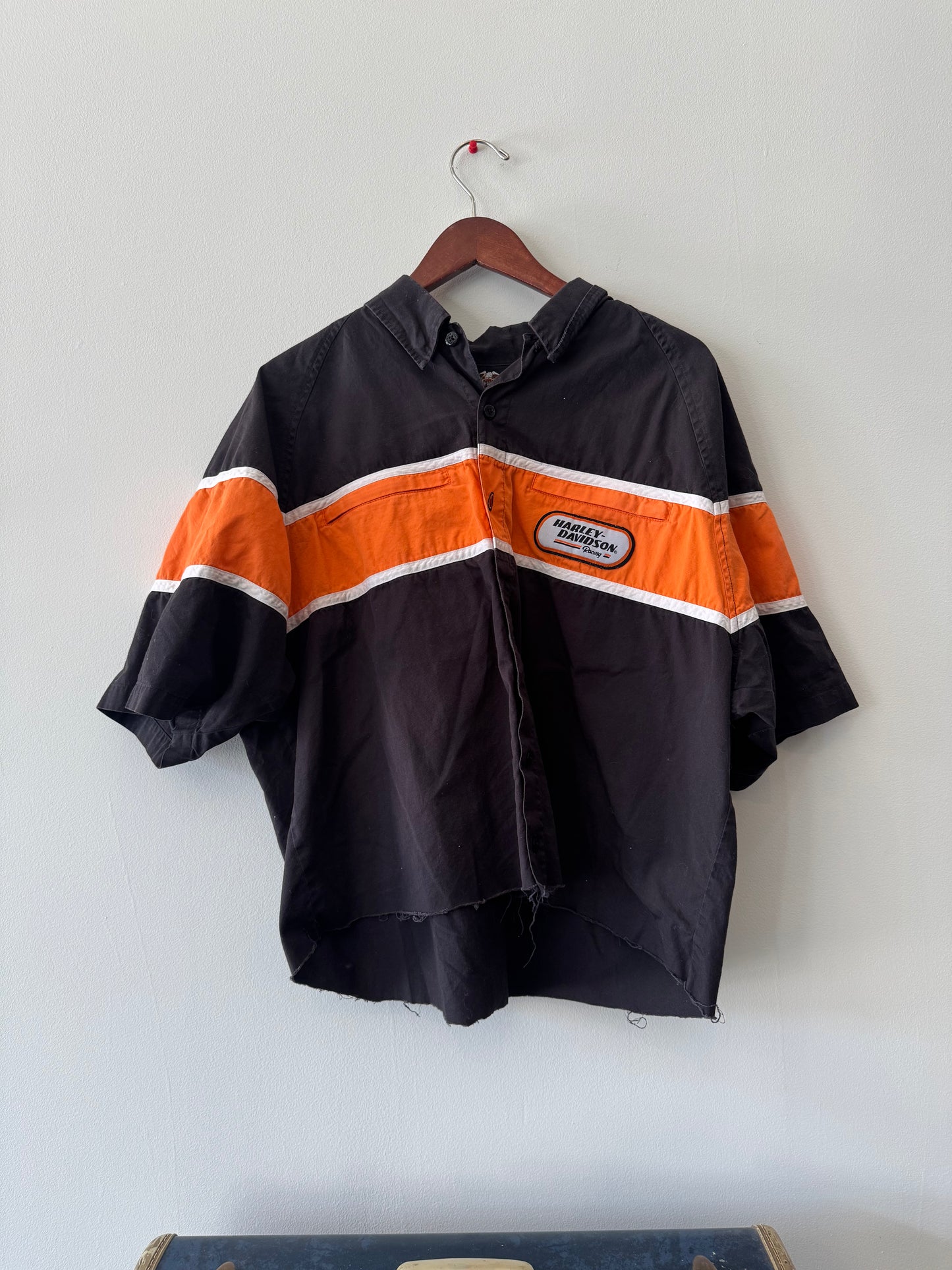 Harley Davidson Racing Button Down