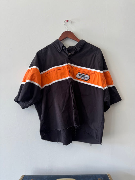 Harley Davidson Racing Button Down