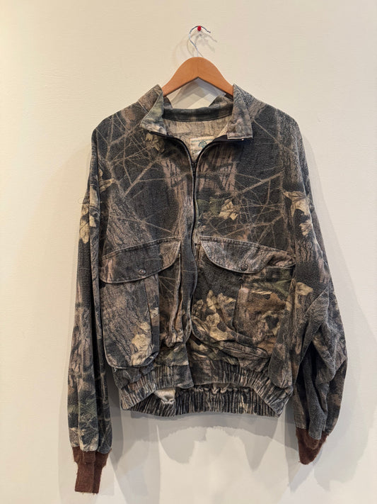 Camo Button Down Jacket