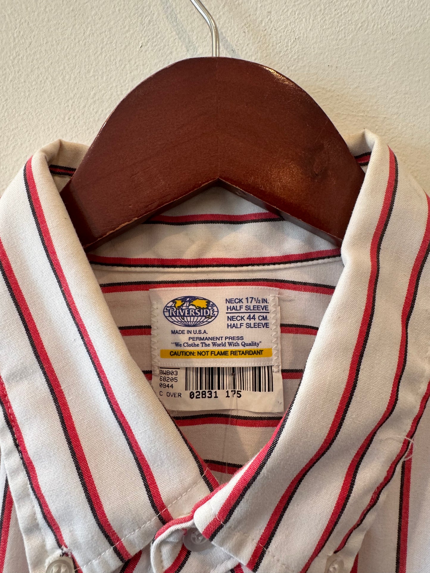 Budweiser Pin Stripe Button Down