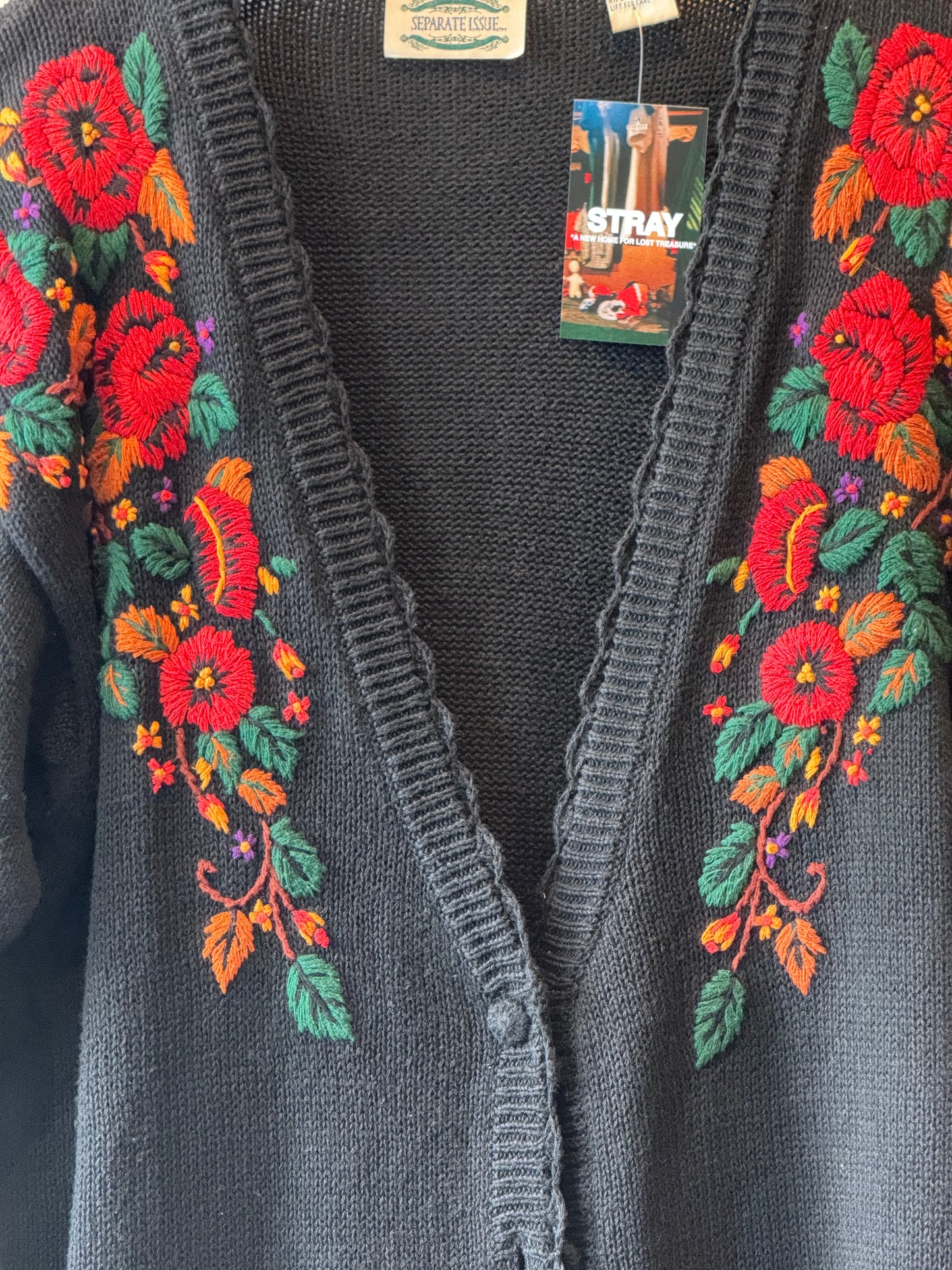 Flower Knit Cardigan