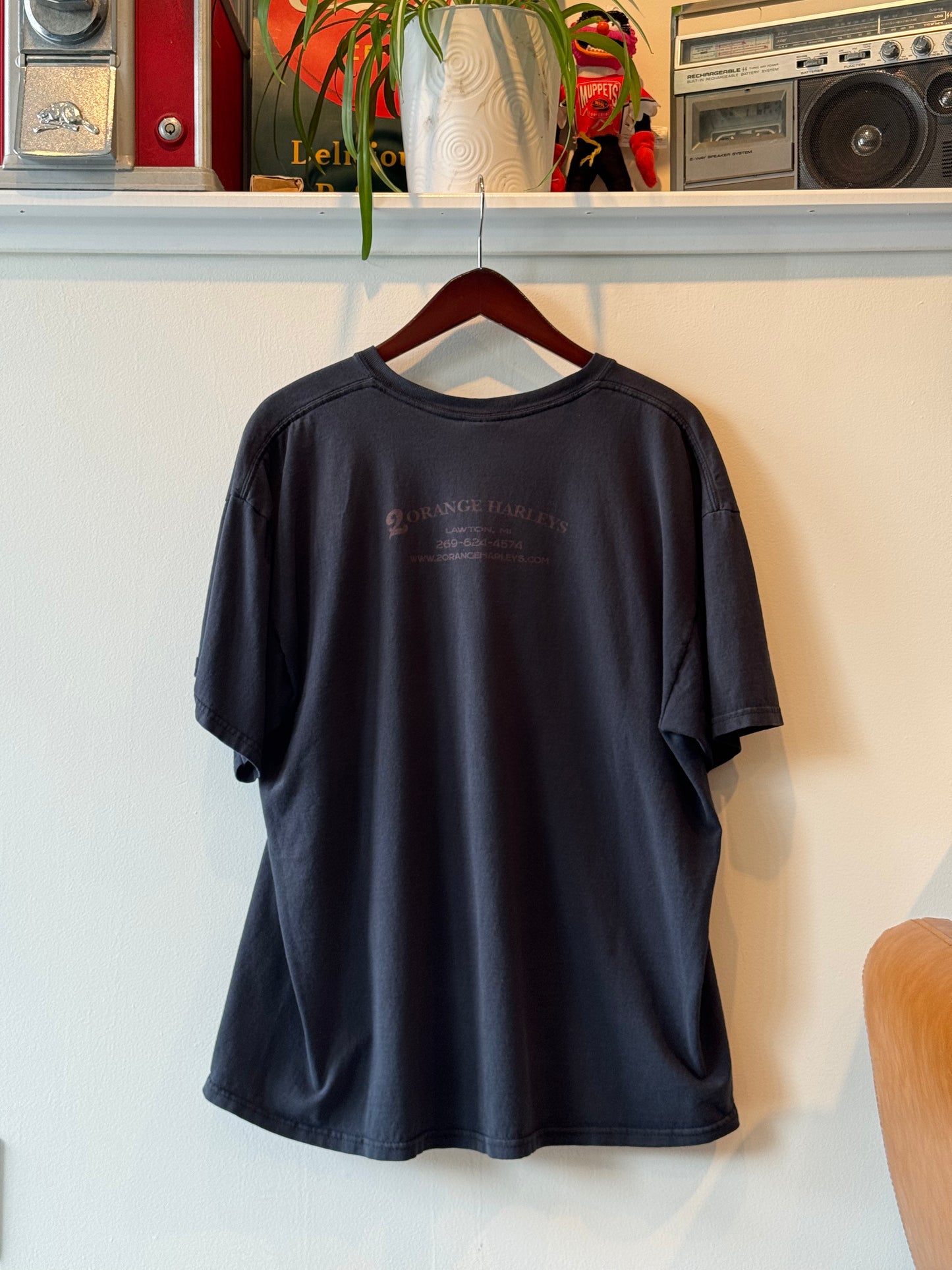 2 Orange Harleys Tee