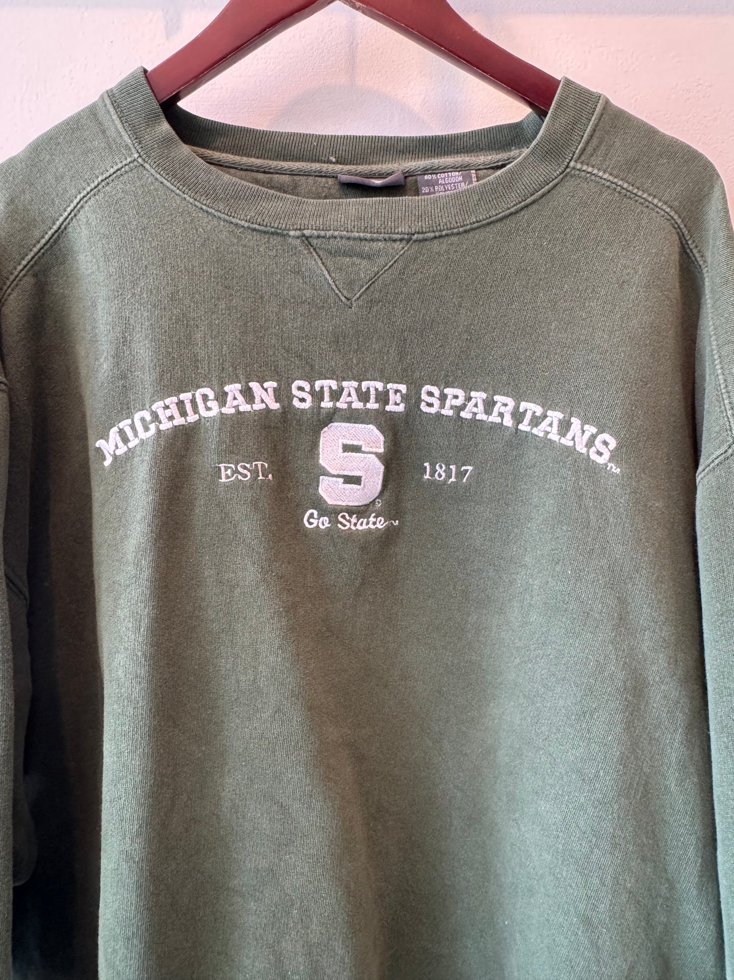 Size L | Michigan State Spartans Crewneck