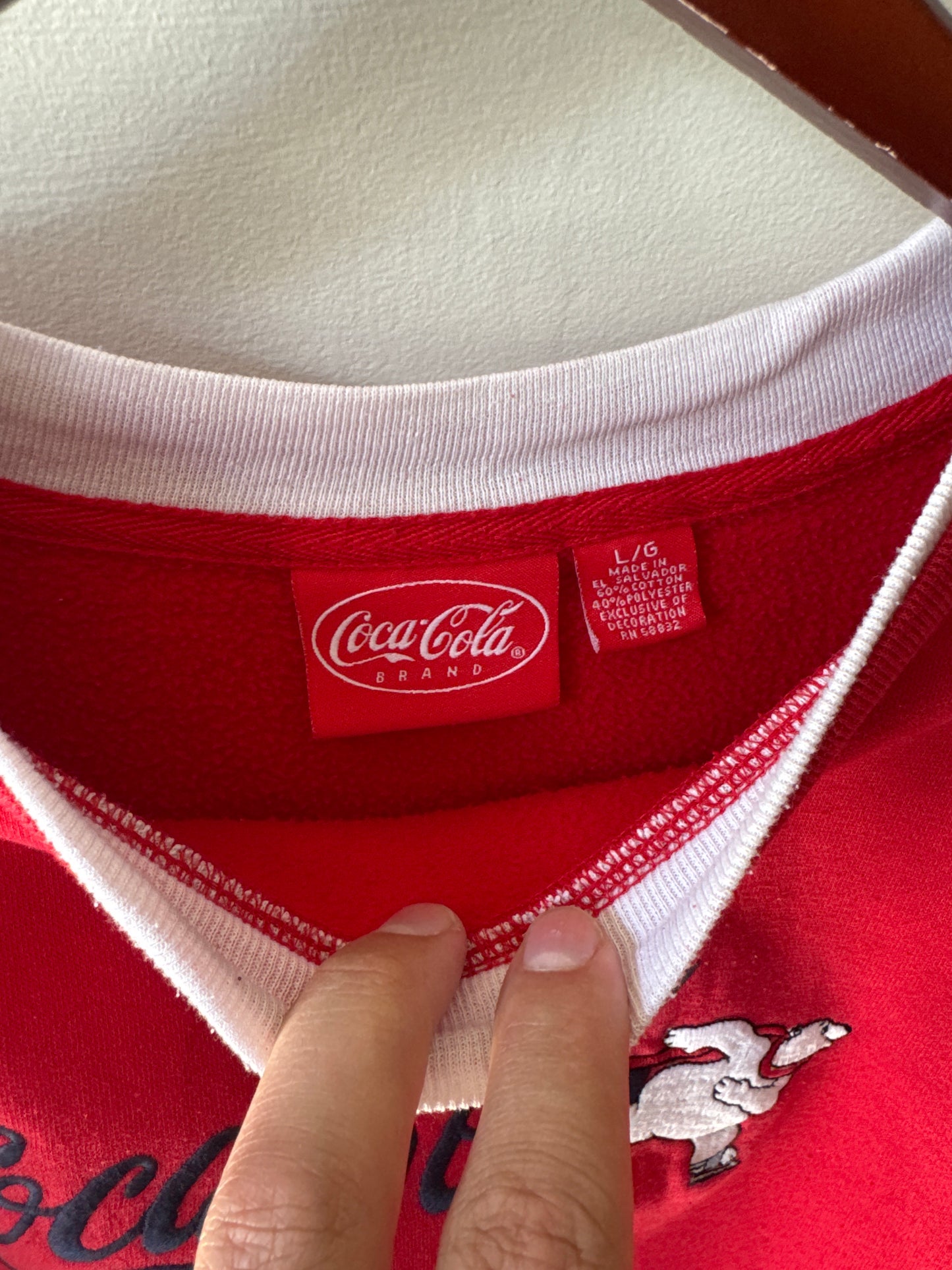 Coca-Cola polar bear crewneck