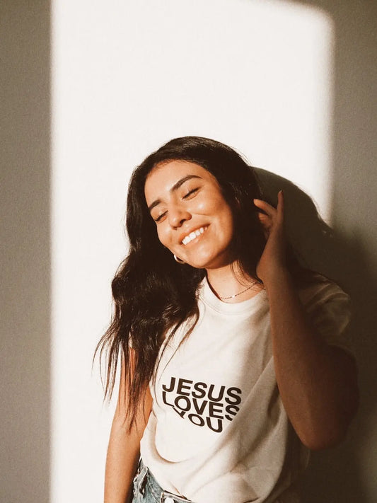 Jesus Loves You Sand Tee