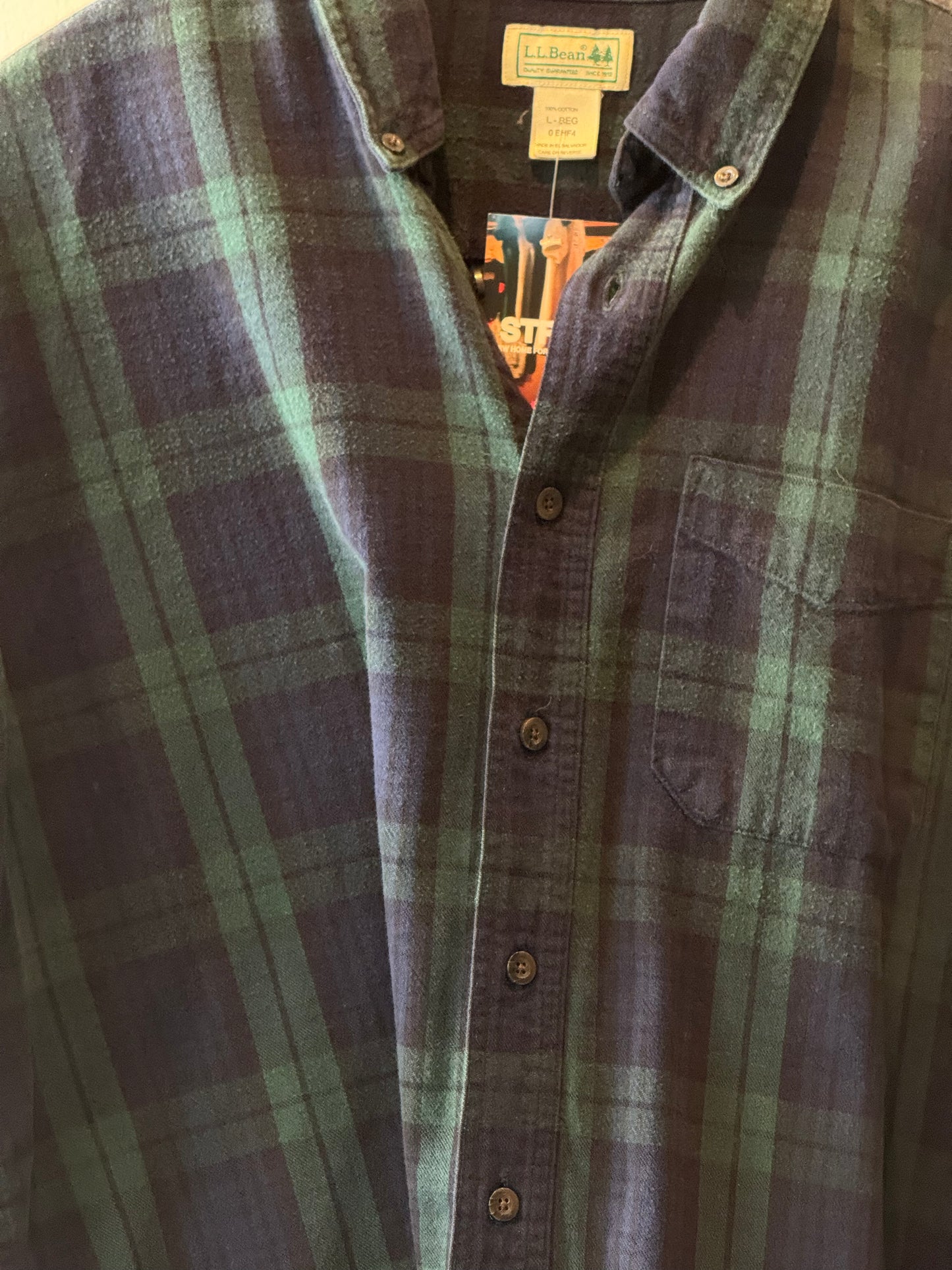 Size L | LL Bean Flannel Tee
