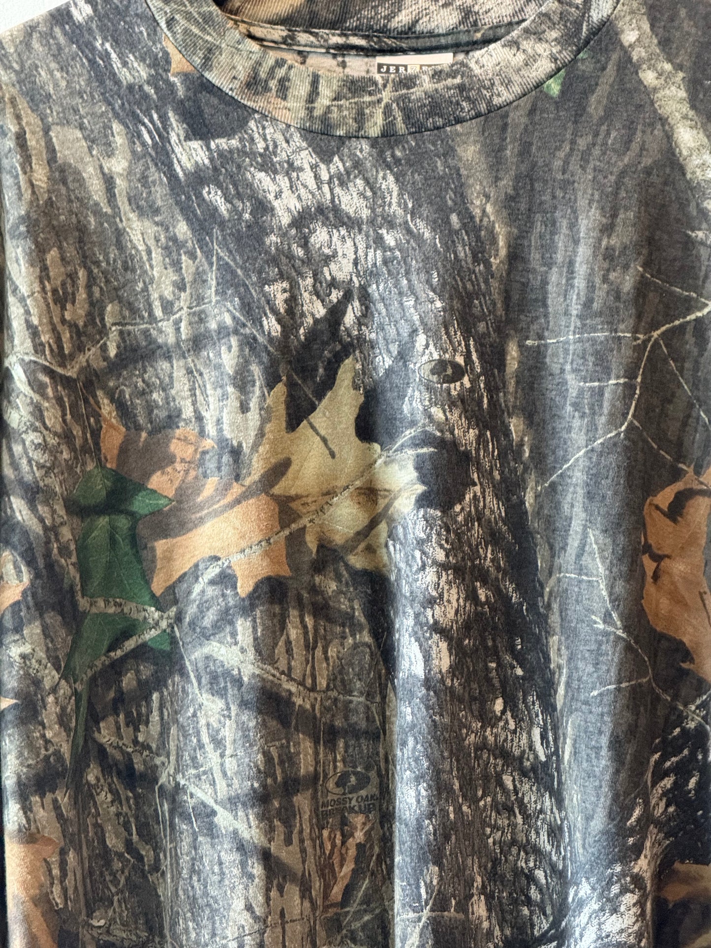 Size 3XL | Outdoors Camo Long Sleeve Tee