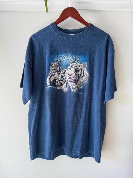 White Tiger Nature Tee
