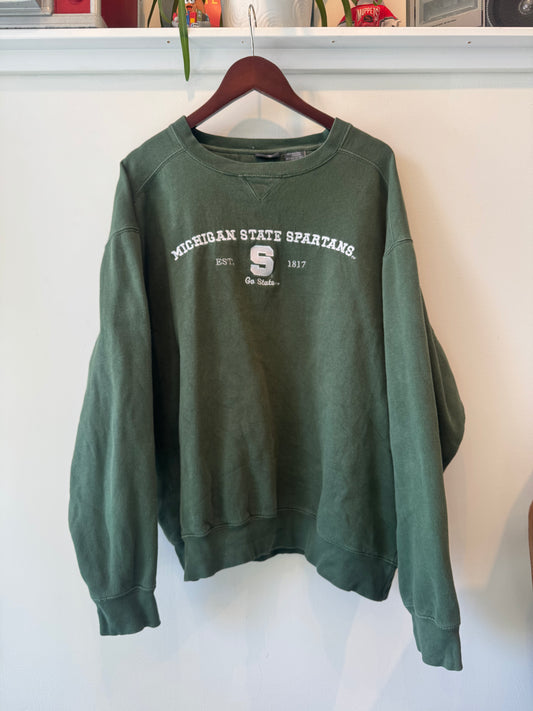 Size L | Michigan State Spartans Crewneck