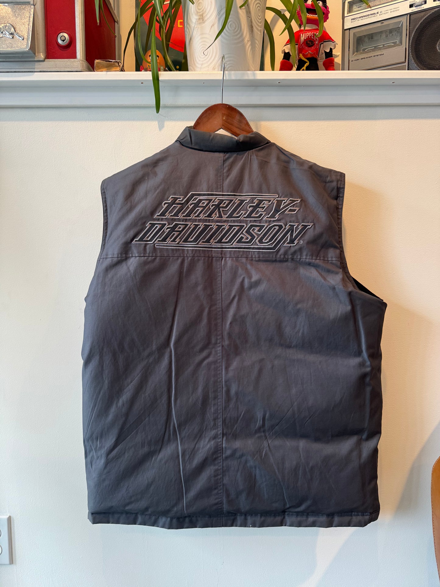 Size L | Harley-Davidson Reversible Puffer Vest